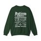 Sweatshirt Autism Awareness World Tour Statement Autism Sweatshirt