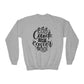 Sport Grey Egg-cited for Easter Kids Sweatshirt | Funny Easter Sweatshirt
