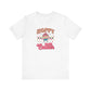 White Pop Culture Easter Shirt – Hoppy Easter Tee for Women
