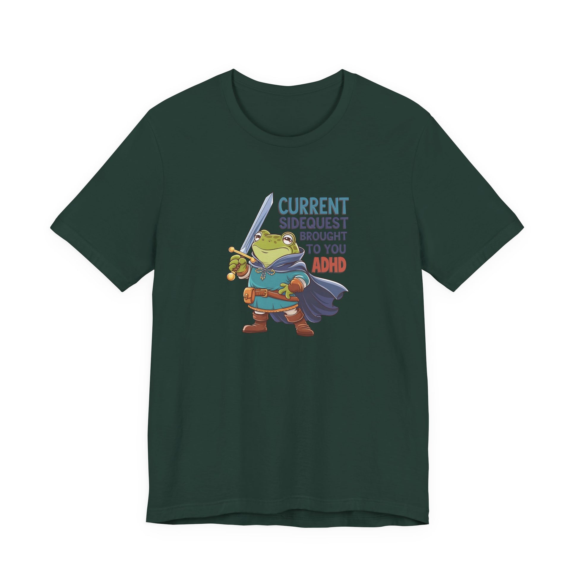 T-Shirt CURRENT SIDEQUEST BROUGHT TO YOU BY ADHD - ADHD T Shirt Funny