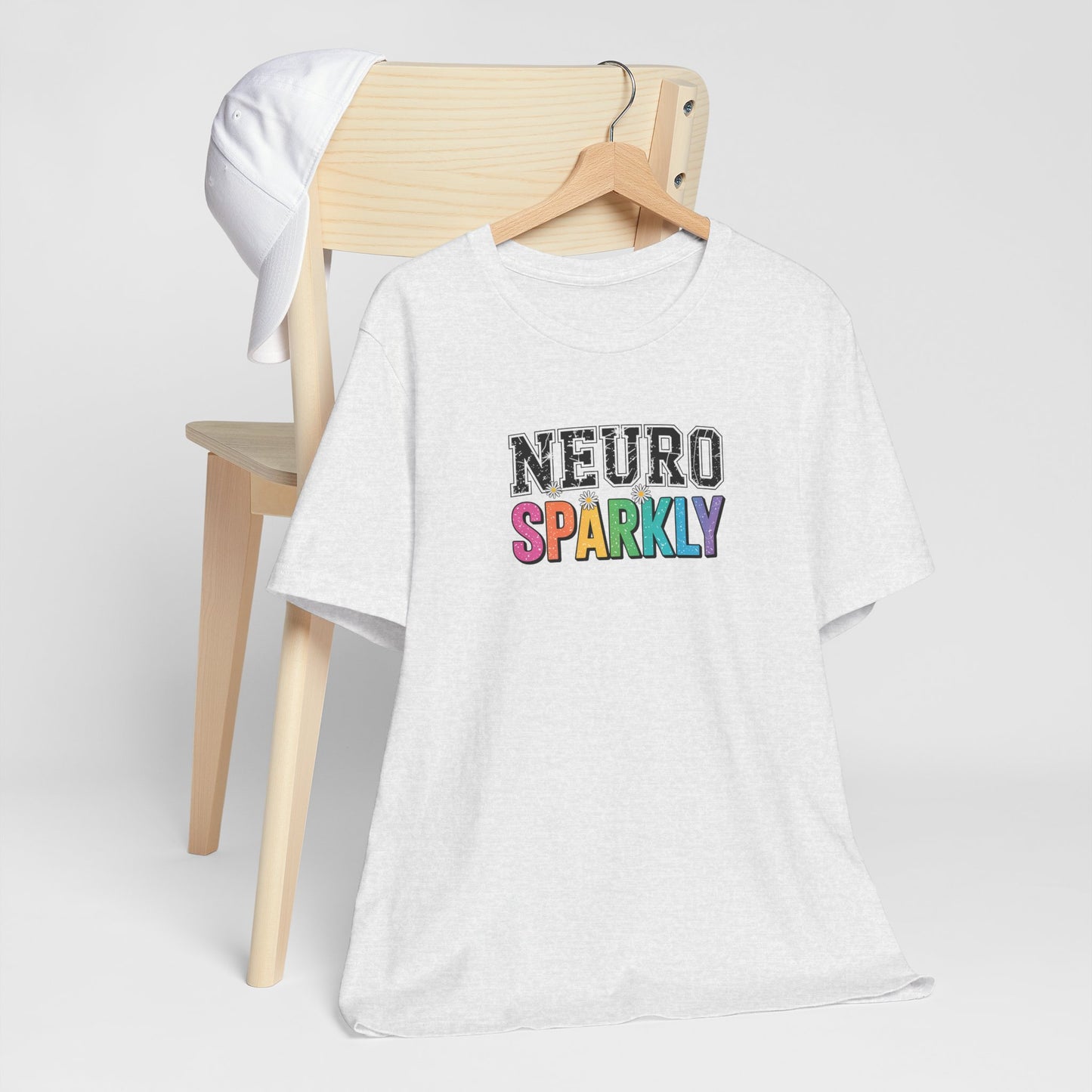 T-Shirt NEURO SPARKLY – Colorful ADHD T Shirt for Women & Young Adults