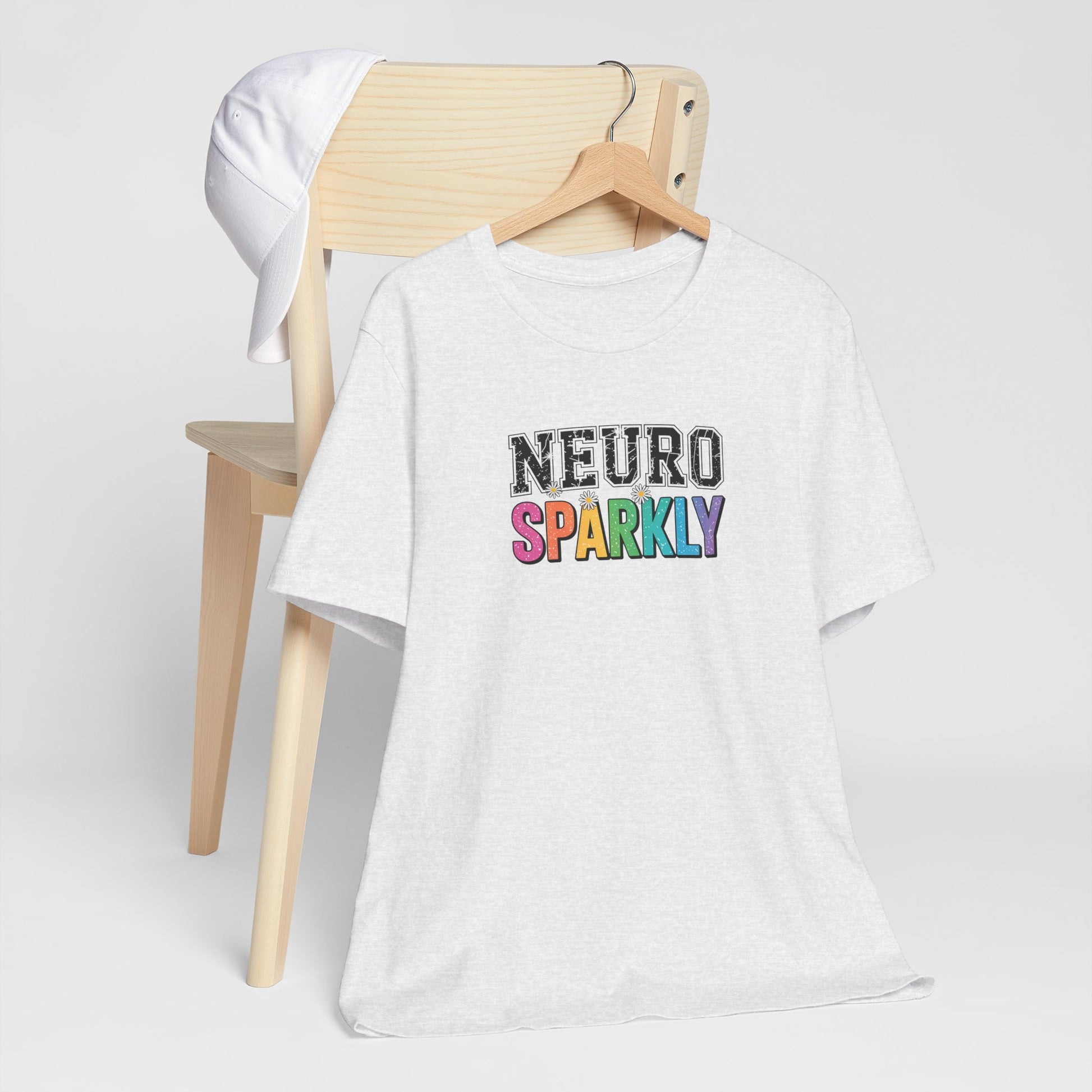 T-Shirt NEURO SPARKLY – Colorful ADHD T Shirt for Women & Young Adults