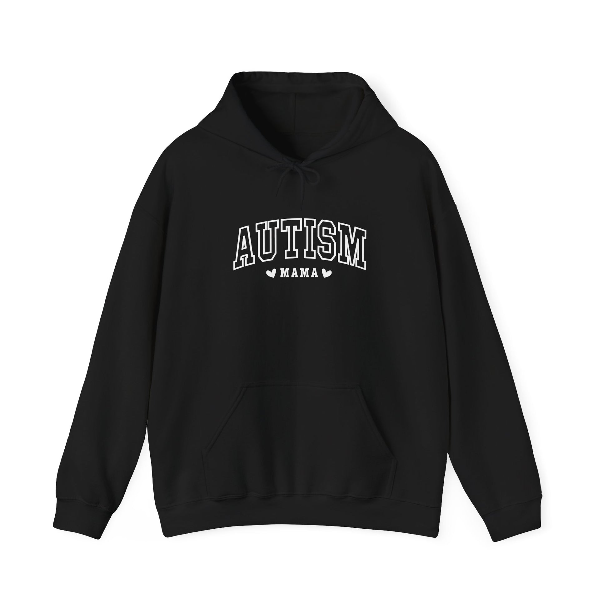 Hoodie AUTISM MAMA Hoodie – Collegiate-Inspired Supportive Mom Design