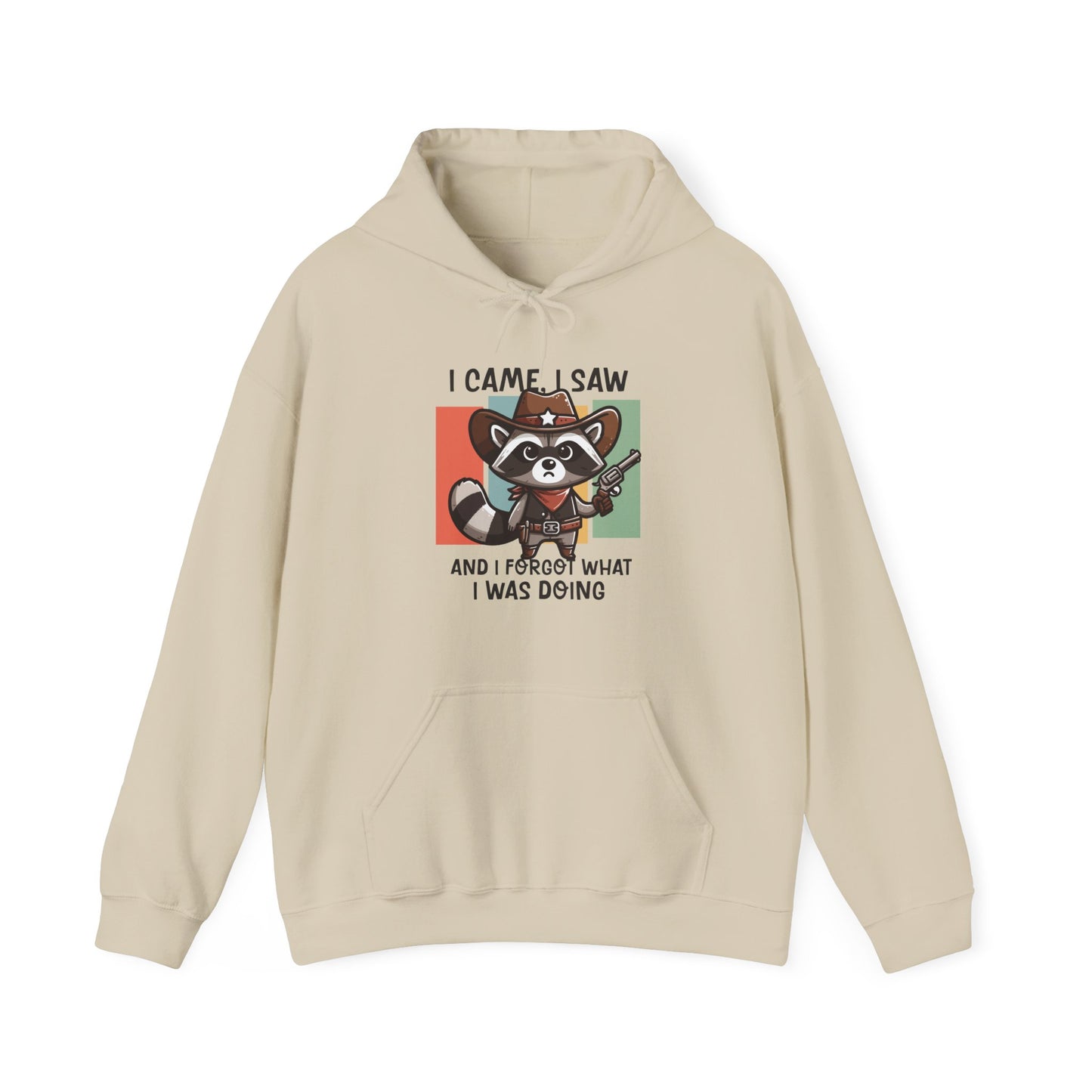 Hoodie I Came I Saw And I Forgot Hoodie – Funny ADHD Raccoon Hoodie