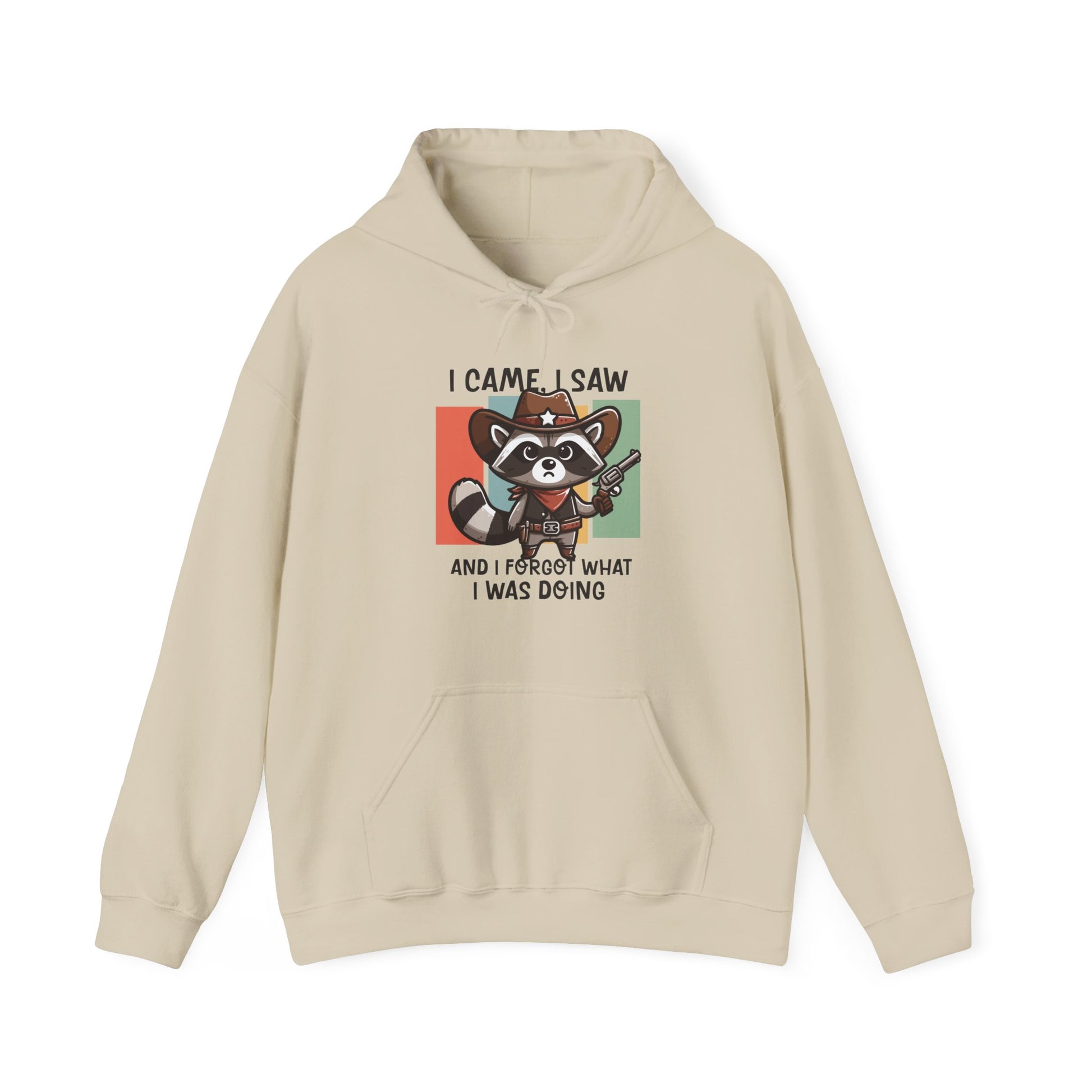 Hoodie I Came I Saw And I Forgot Hoodie – Funny ADHD Raccoon Hoodie