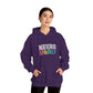 NEURO SPARKLY Autism Hoodie – Bold Varsity Floral Graphic Hoodie