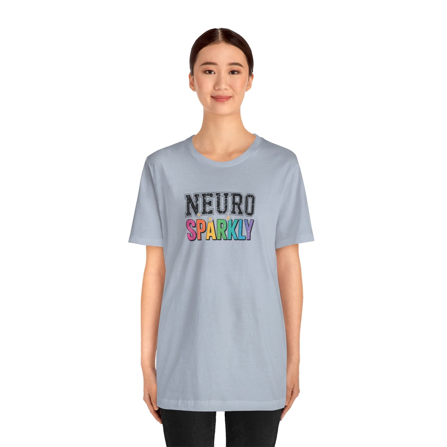 T-Shirt NEURO SPARKLY – Colorful ADHD T Shirt for Women & Young Adults
