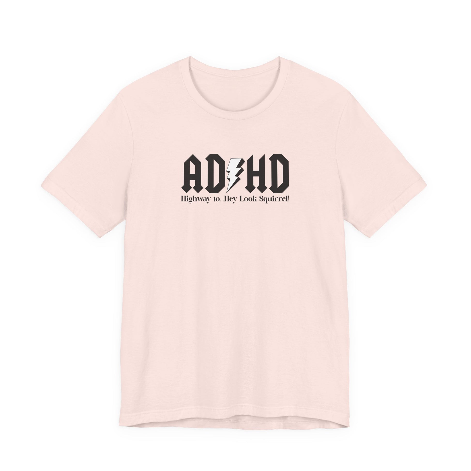 T-Shirt Highway to ADHD Funny T-Shirt – Gothic Pop Culture Graphic Tee