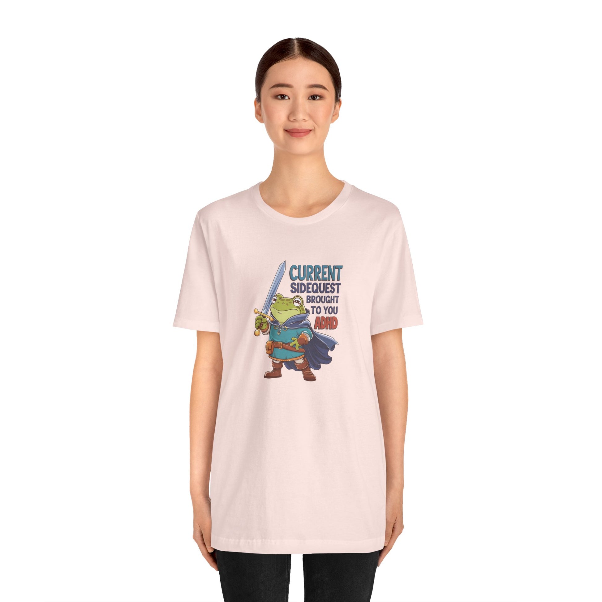 T-Shirt CURRENT SIDEQUEST BROUGHT TO YOU BY ADHD - ADHD T Shirt Funny