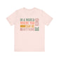Soft Pink Positive Affirmation Shirt – Be Kind Inspirational Tee