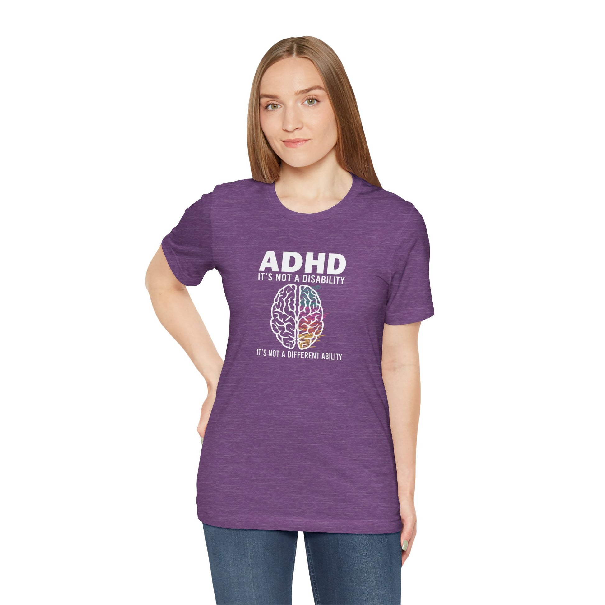 T-Shirt ADHD IT'S NOT A DISABILITY – Conceptual ADHD T-Shirt for Adults