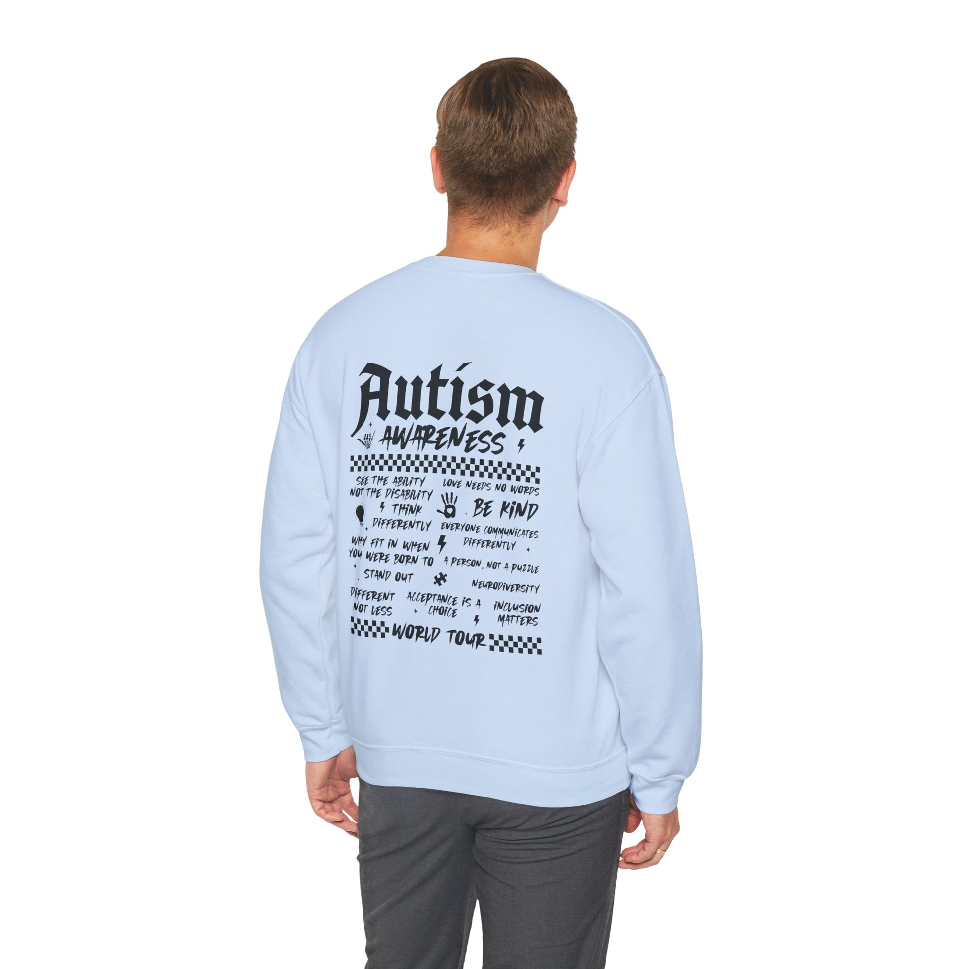 Sweatshirt Autism Awareness World Tour Statement Autism Sweatshirt