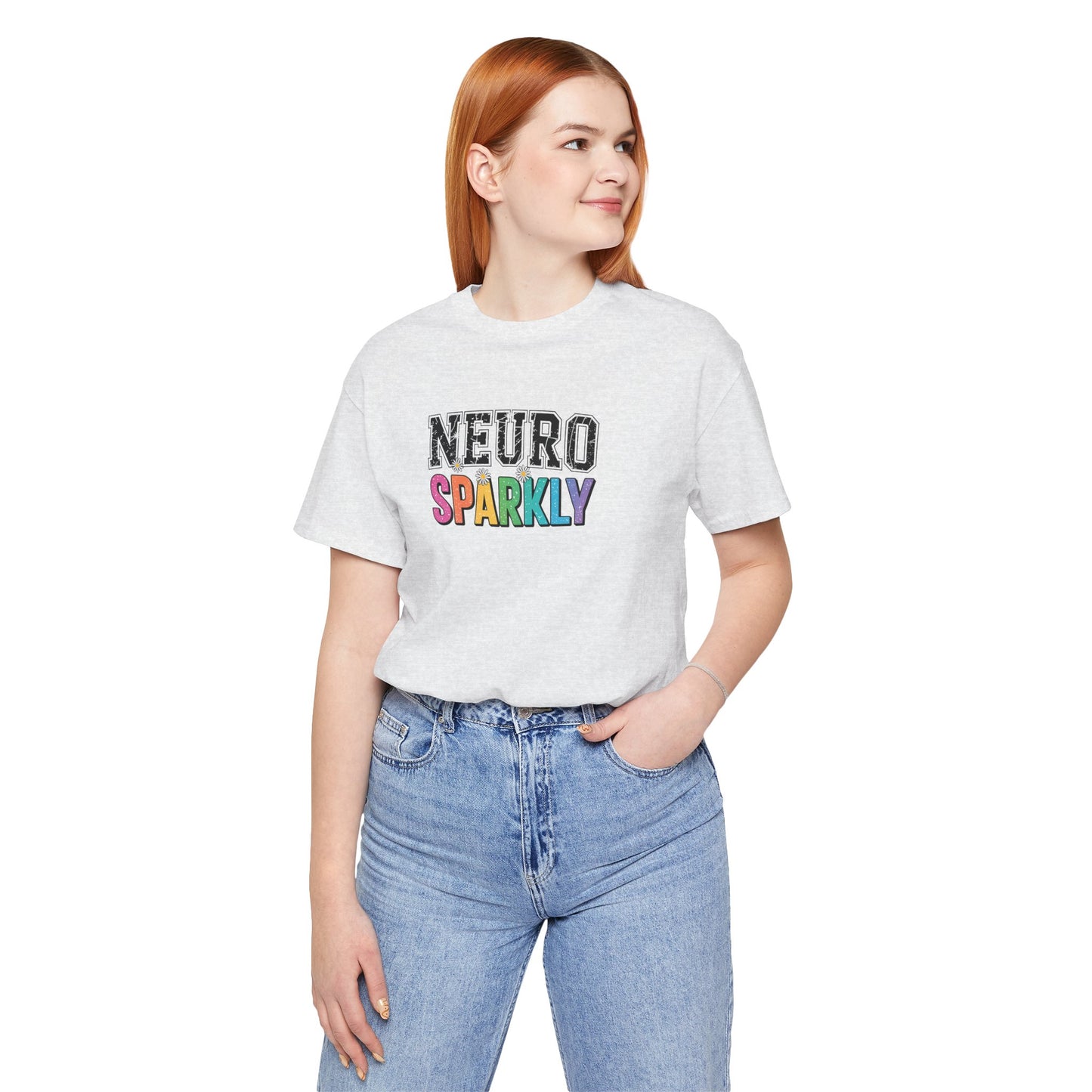 T-Shirt NEURO SPARKLY – Colorful ADHD T Shirt for Women & Young Adults