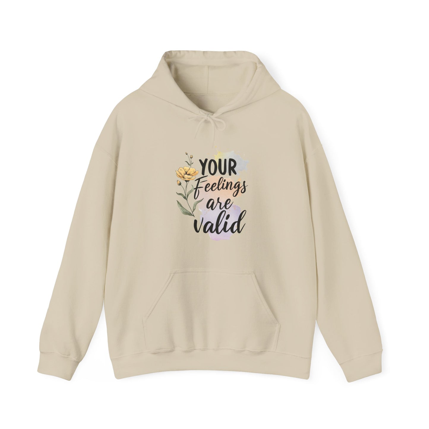 Your Feelings Are Valid – Suicide Awareness Hoodie for Women