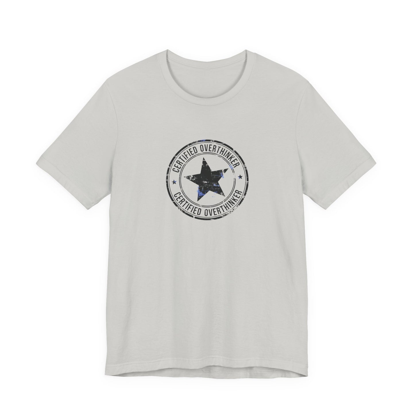 T-Shirt CERTIFIED OVERTHINKER T-Shirt – Vintage Stamp Seal Graphic Tee