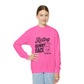 Resting Bunny Face Kids Sweatshirt | Funny Easter Sweatshirt