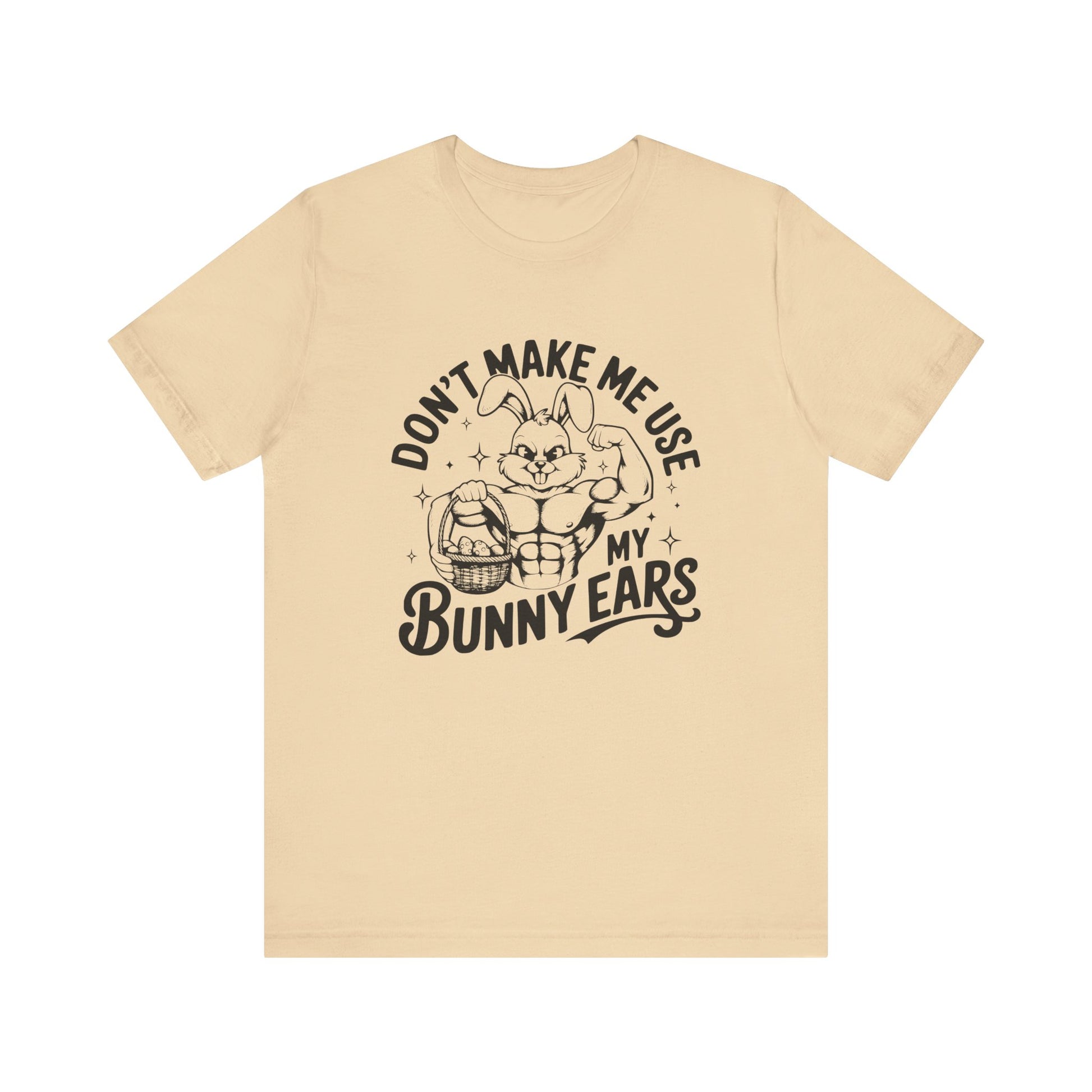Soft Cream Easter Fitness Shirt – Bunny Gains No Days Off Unisex Tee