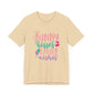 Cute Easter Shirt – Bunny Kisses & Easter Wishes Tee for Women | Family Easter Tee