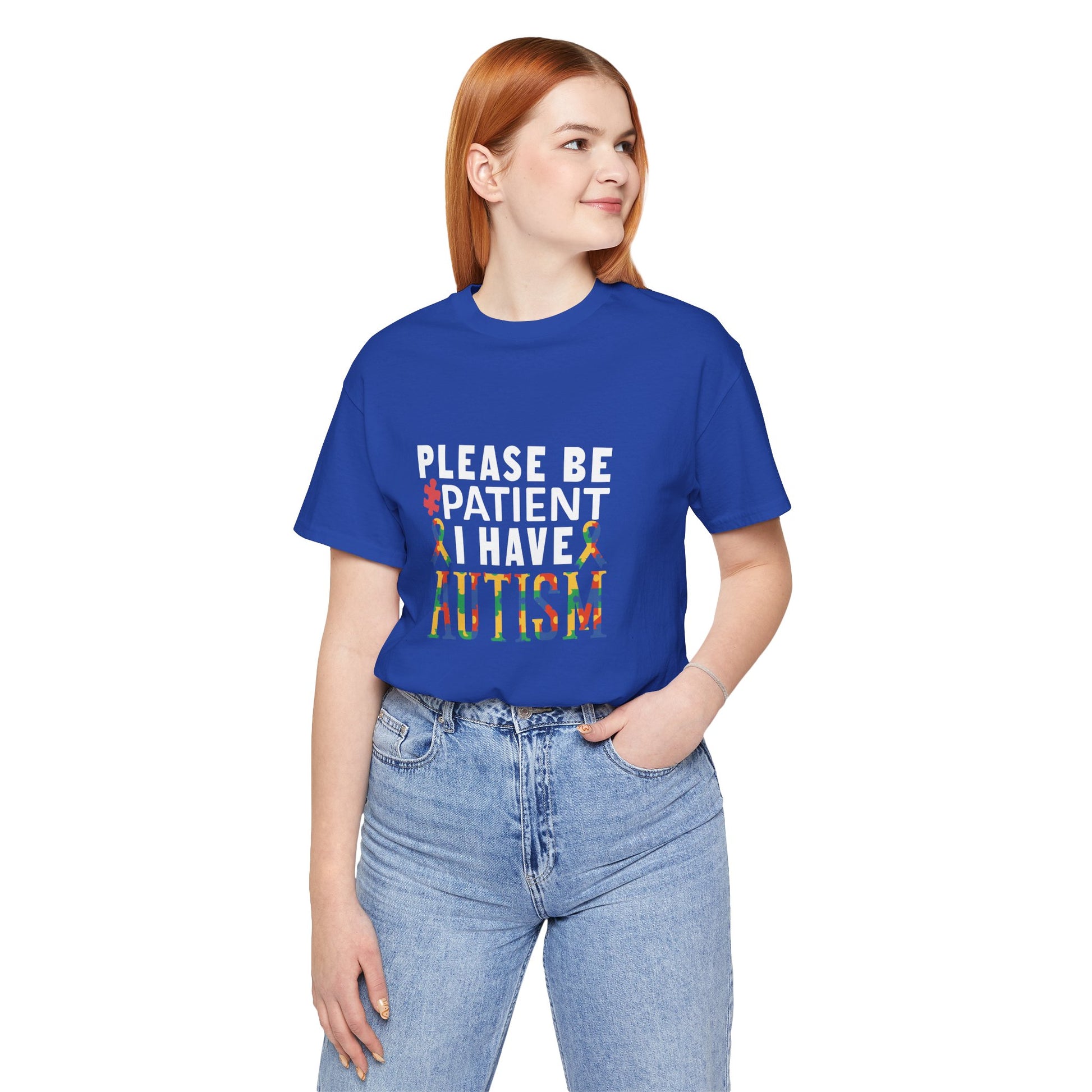 T-Shirt Please Be Patient I Have Autism Shirt