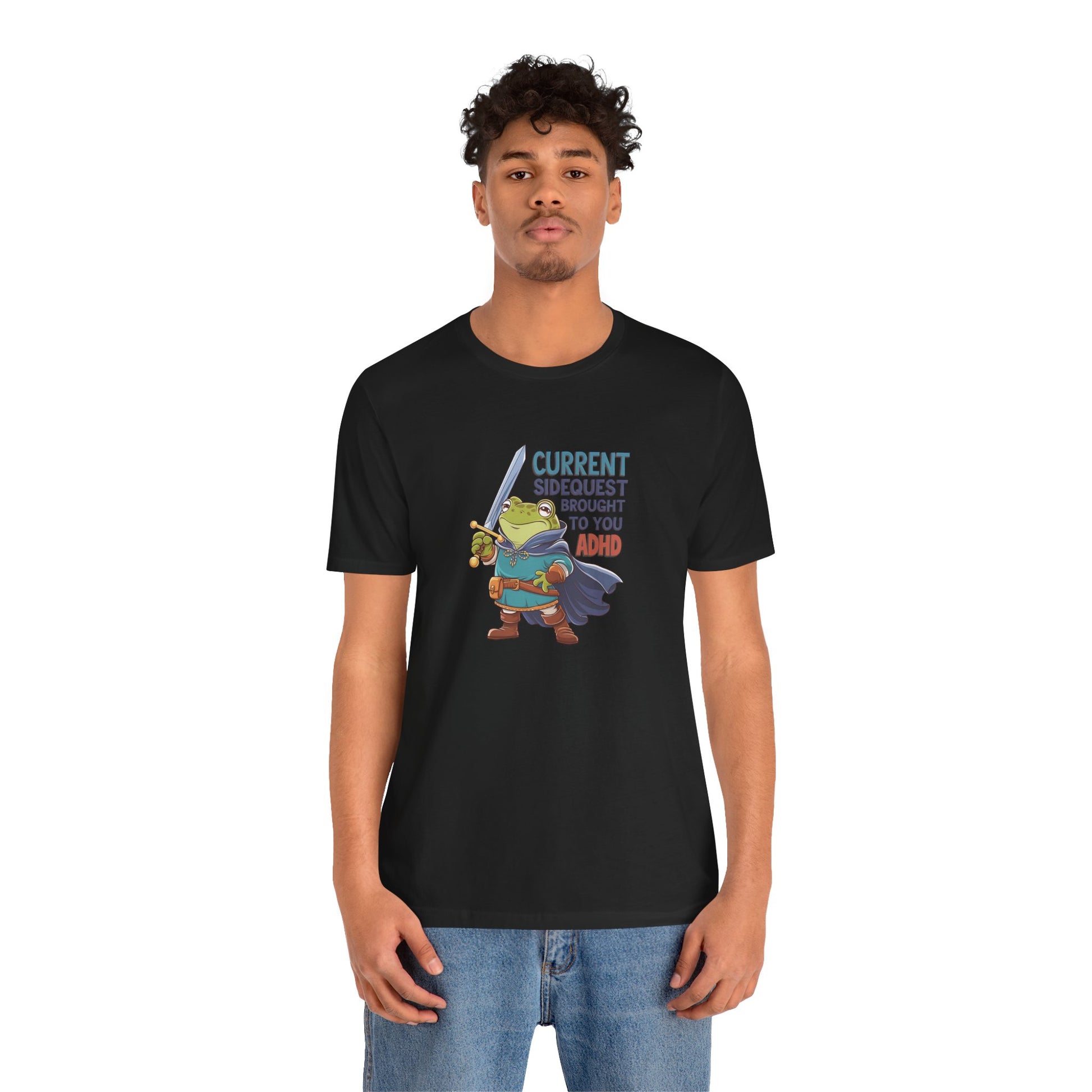 T-Shirt CURRENT SIDEQUEST BROUGHT TO YOU BY ADHD - ADHD T Shirt Funny