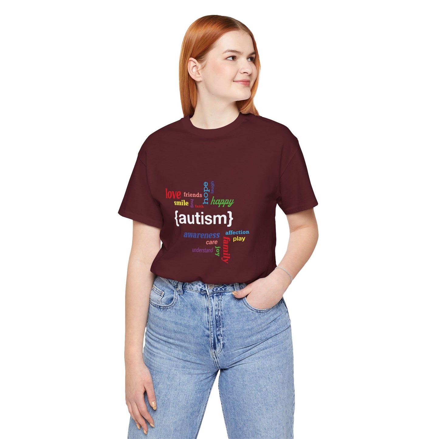 T-Shirt Love Friends Hug Faith Awareness [Autism] Subtle Autism T Shirt