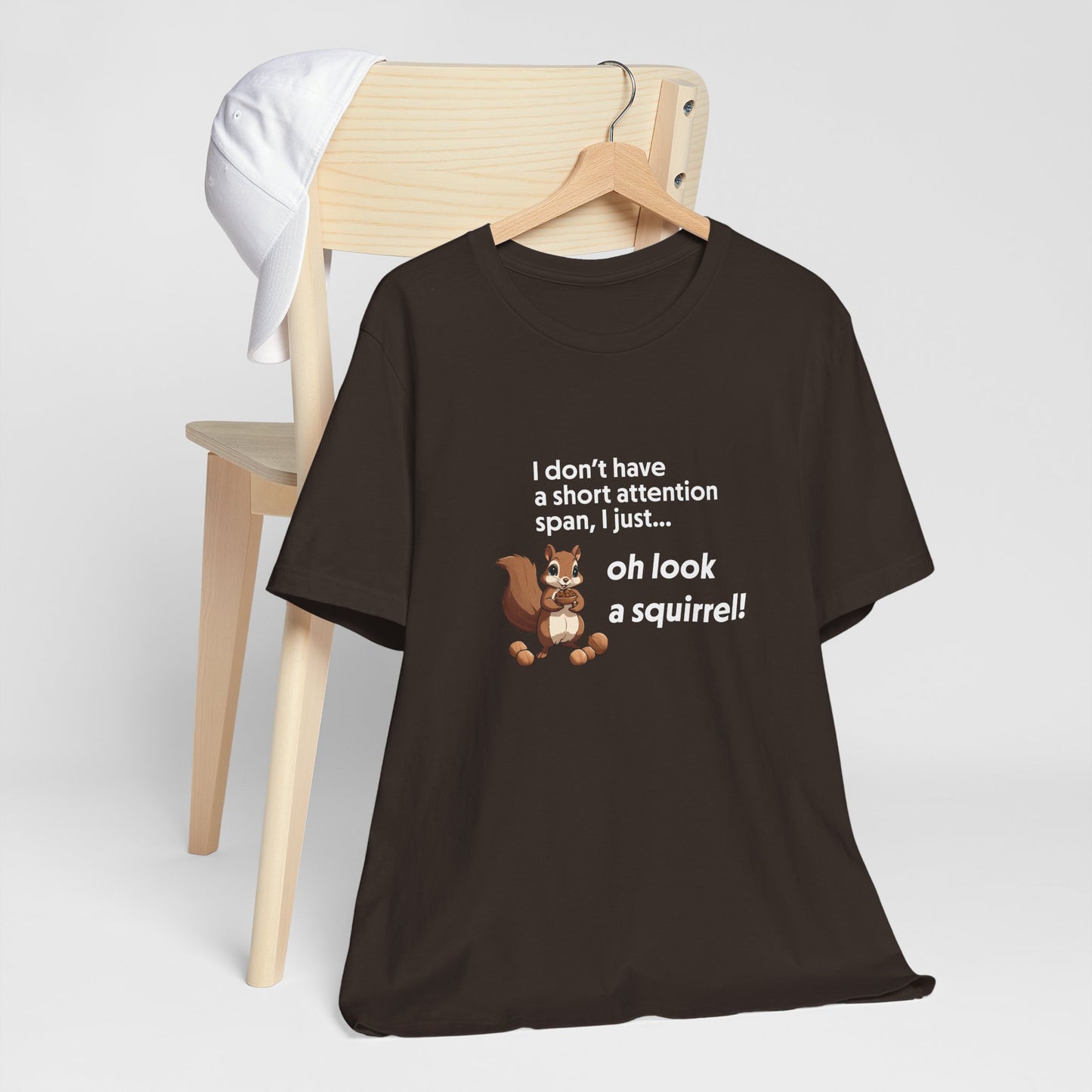 T-Shirt Oh Look a Squirrel ADHD T-Shirt – Funny Neurodivergent Shirt