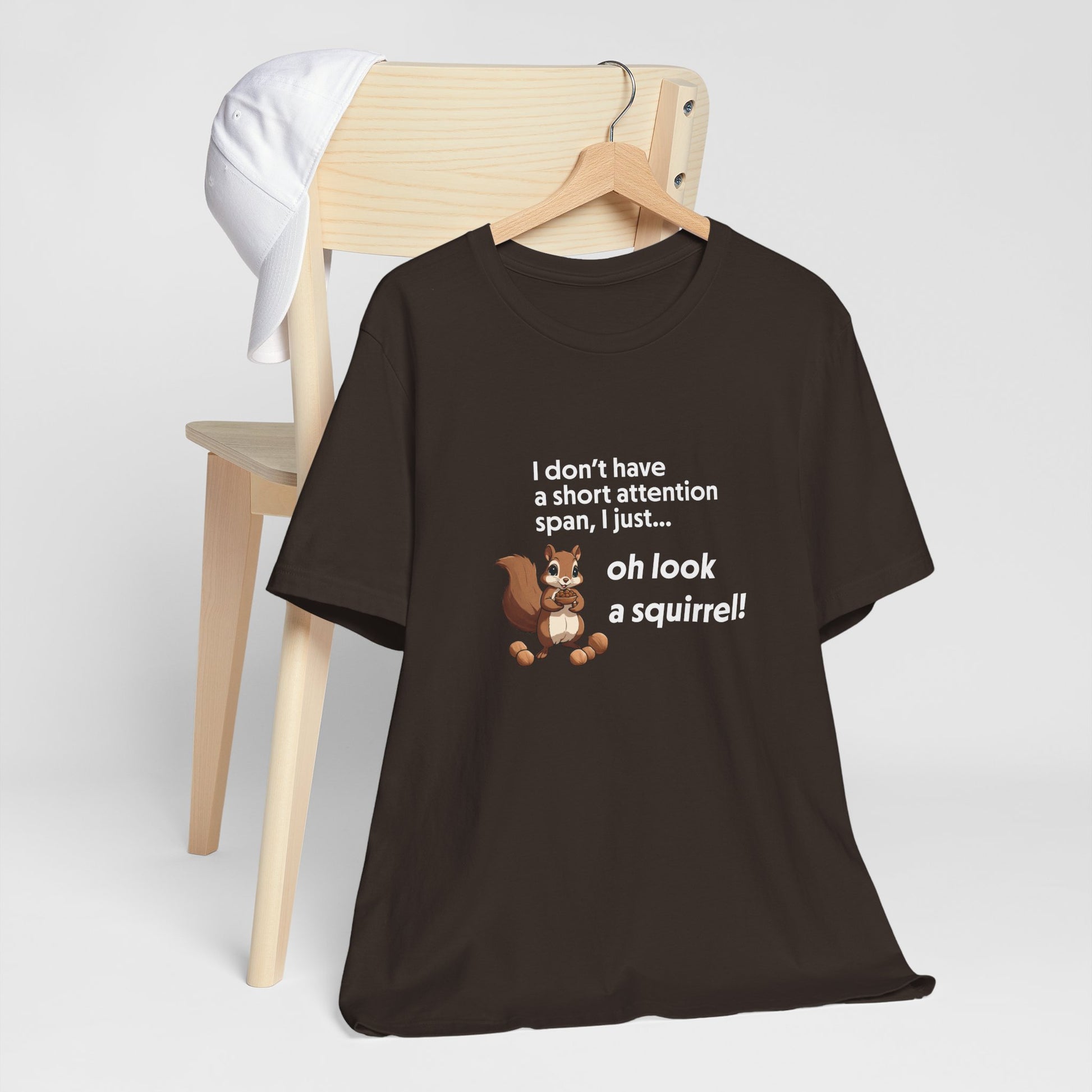 T-Shirt Oh Look a Squirrel ADHD T-Shirt – Funny Neurodivergent Shirt