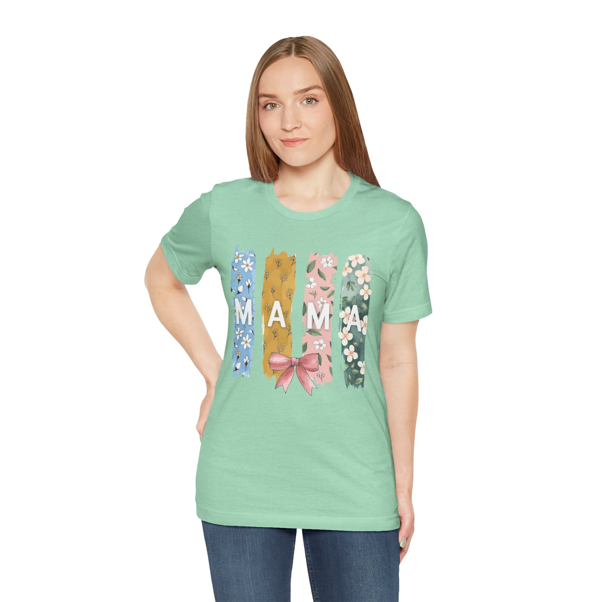 Mama – Colorful Floral Mom’s Day Shirt for Stylish Moms