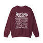 Sweatshirt Autism Awareness World Tour Statement Autism Sweatshirt