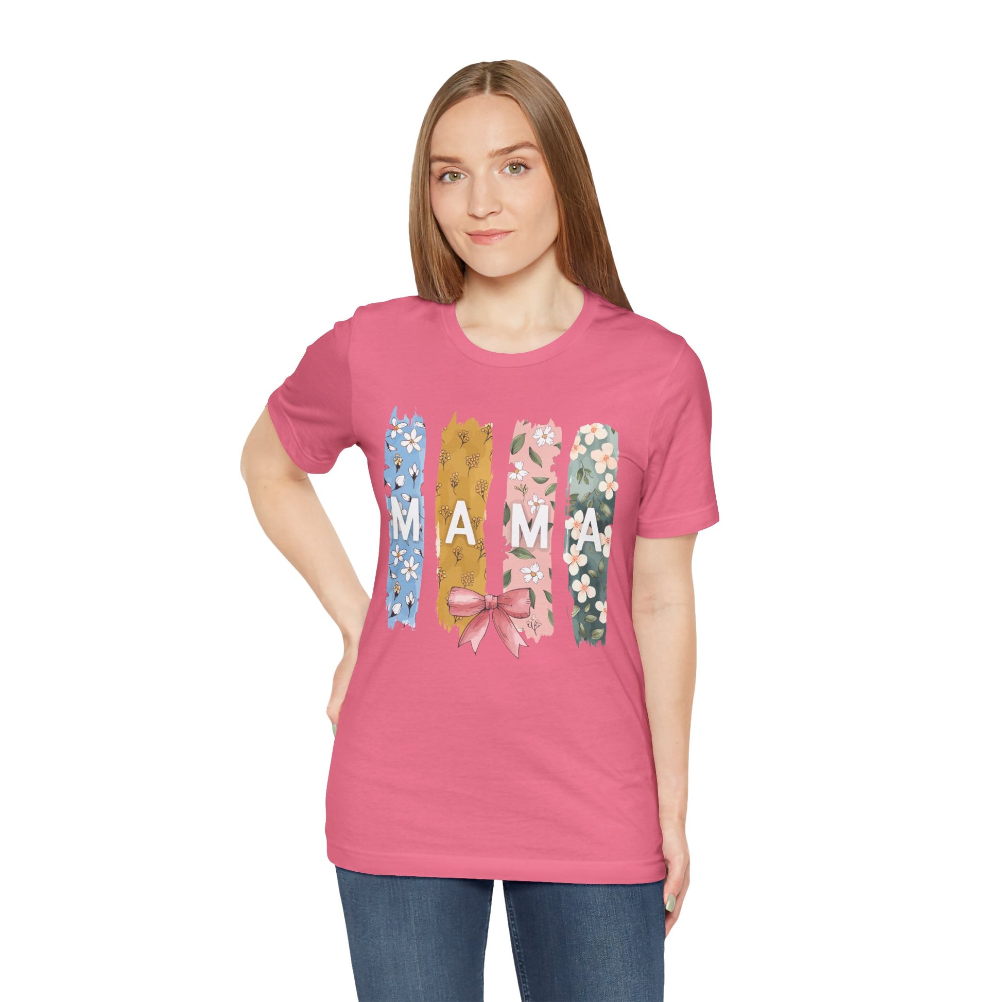 Mama – Colorful Floral Mom’s Day Shirt for Stylish Moms