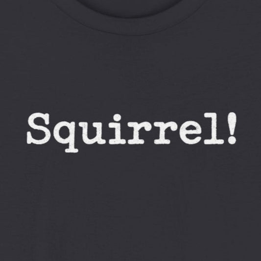 T-Shirt Squirrel! Shirt – Funny Distressed Typewriter Graphic Tee