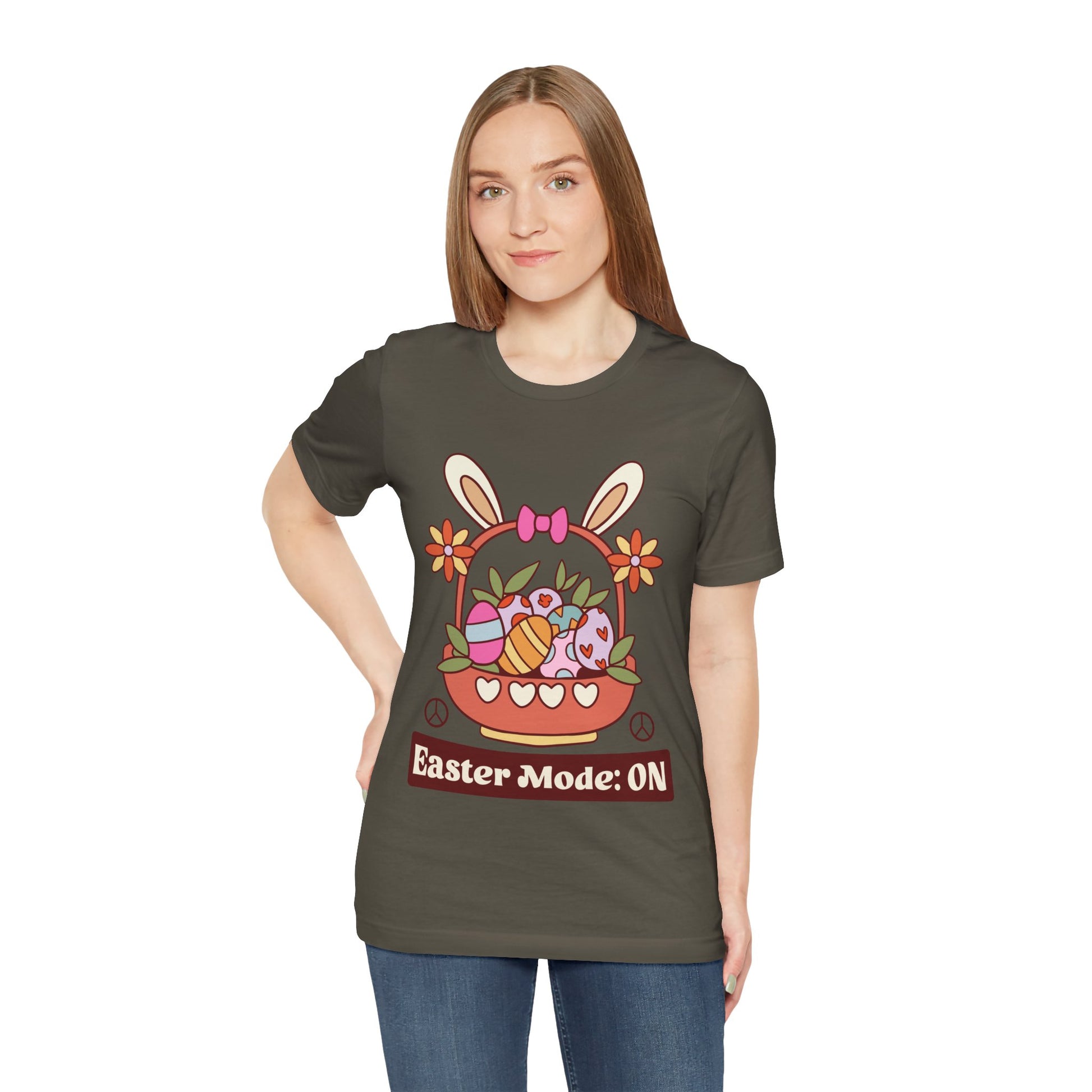 Easter Mode: ON Easter Shirt | Funny & Trendy Women's Easter Tee