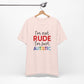 "I'm Not RUDE I'm Just AUTISTIC" Bold Statement Autism Shirt