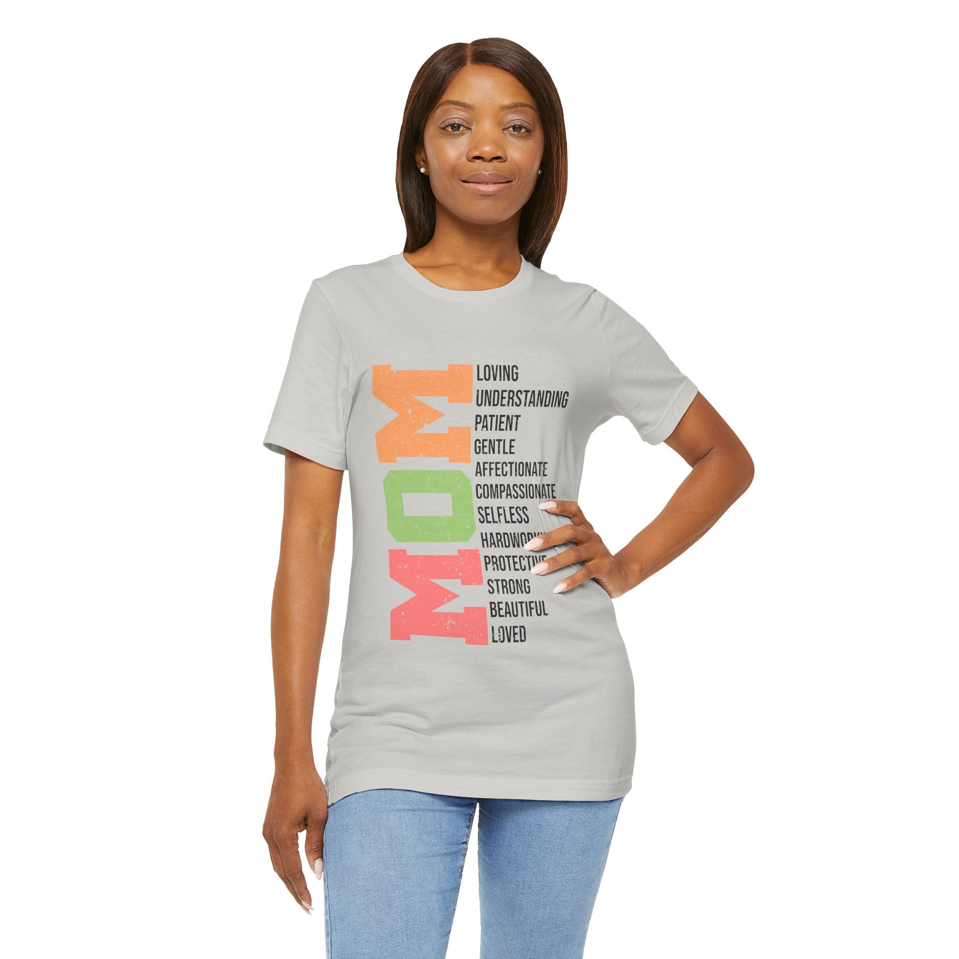 Empowering Mom T-Shirt – Beautiful, Strong, Loved MOM