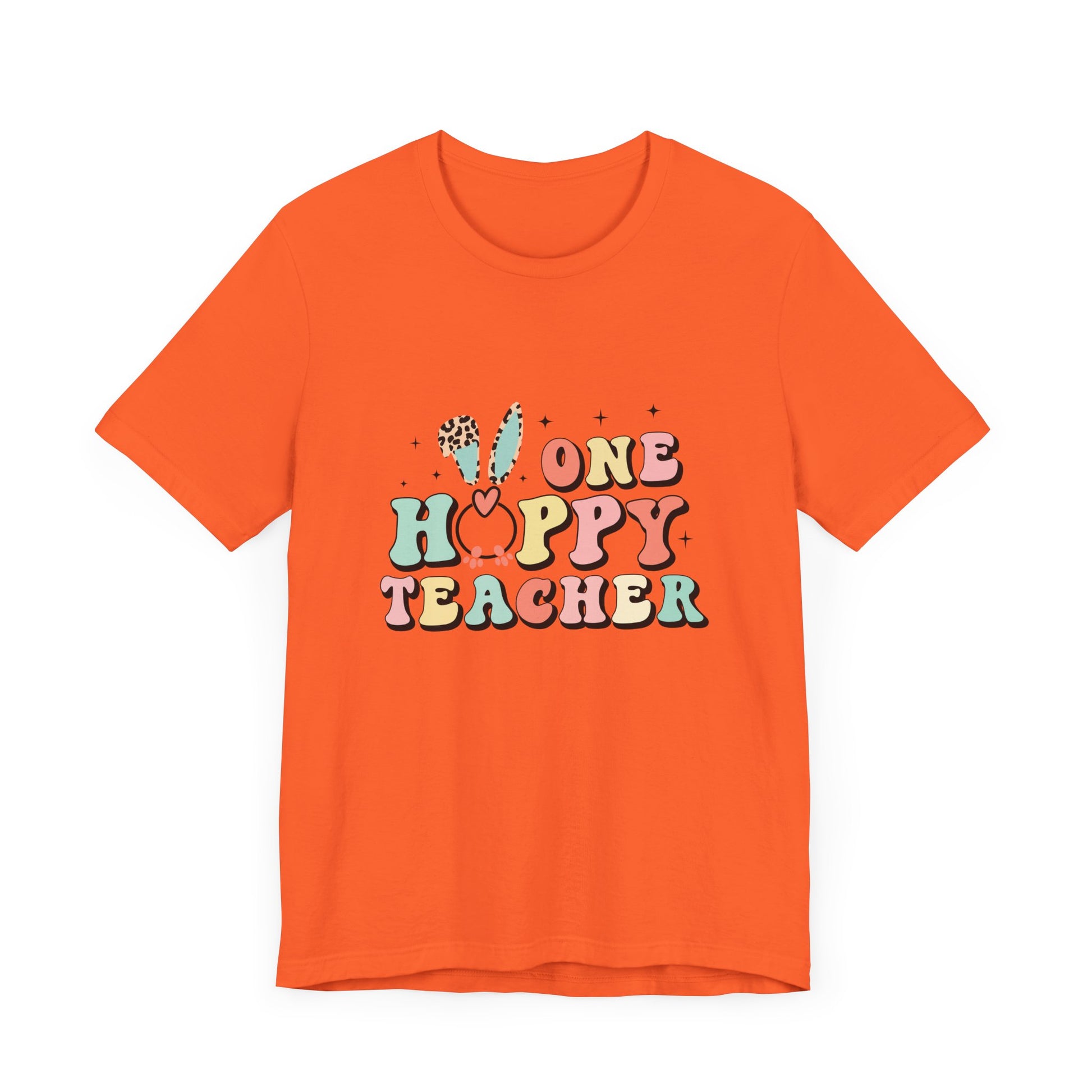 Teacher Easter Shirt – One Hoppy Teacher Bunny Tee