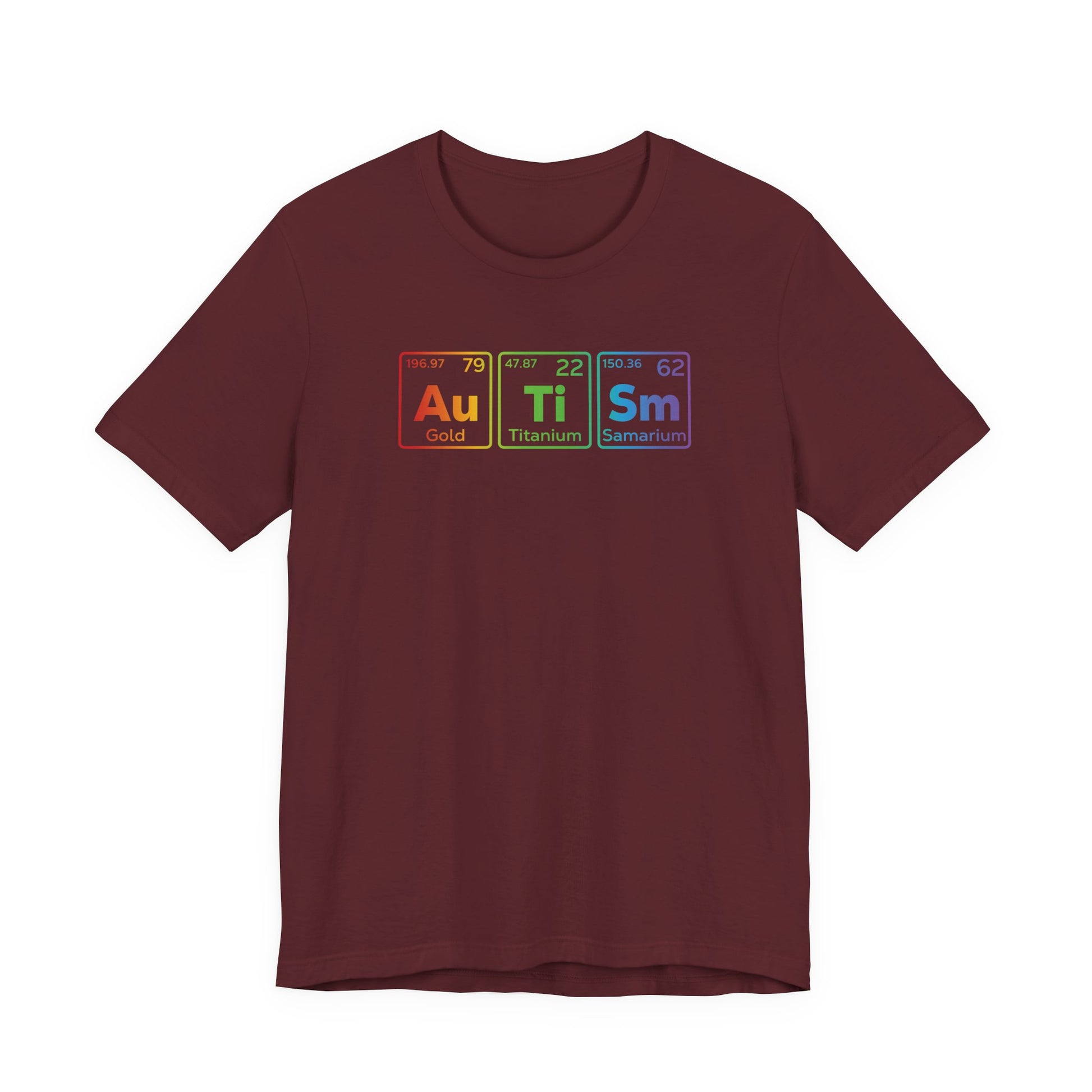 T-Shirt Au Ti Sm AUTISM | Subtle Periodic Autism Awareness T‑Shirt
