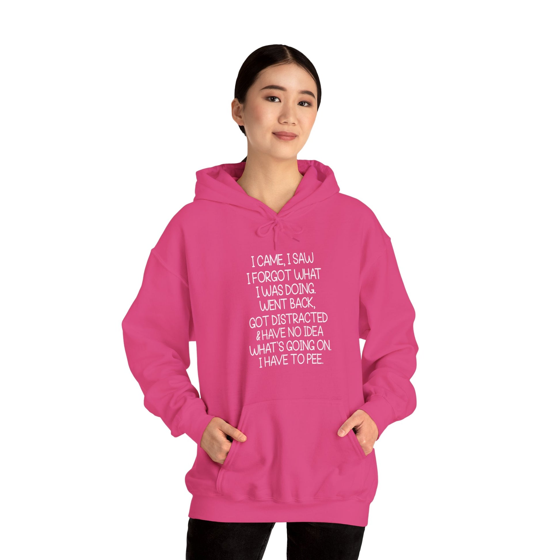 Hoodie I CAME I SAW I FORGOT Hoodie – Funny ADHD Hoodie for Adults