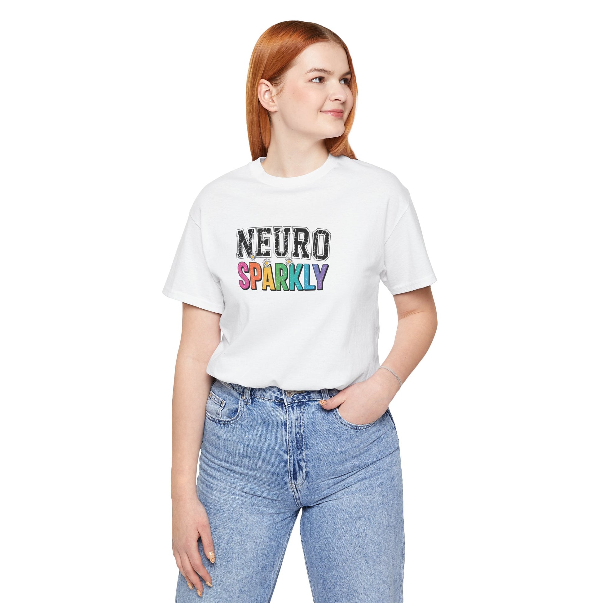 T-Shirt NEURO SPARKLY – Colorful ADHD T Shirt for Women & Young Adults