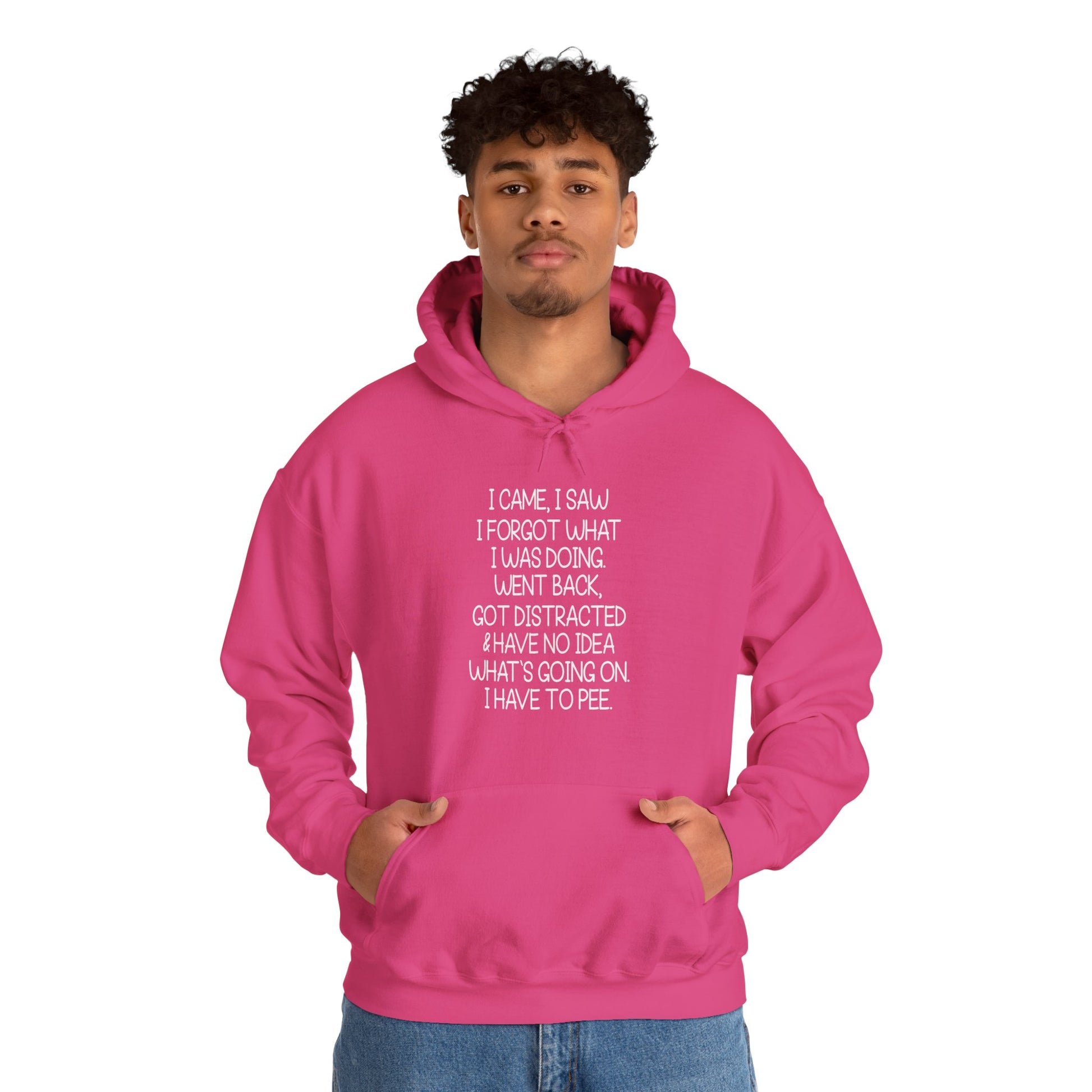 Hoodie I CAME I SAW I FORGOT Hoodie – Funny ADHD Hoodie for Adults