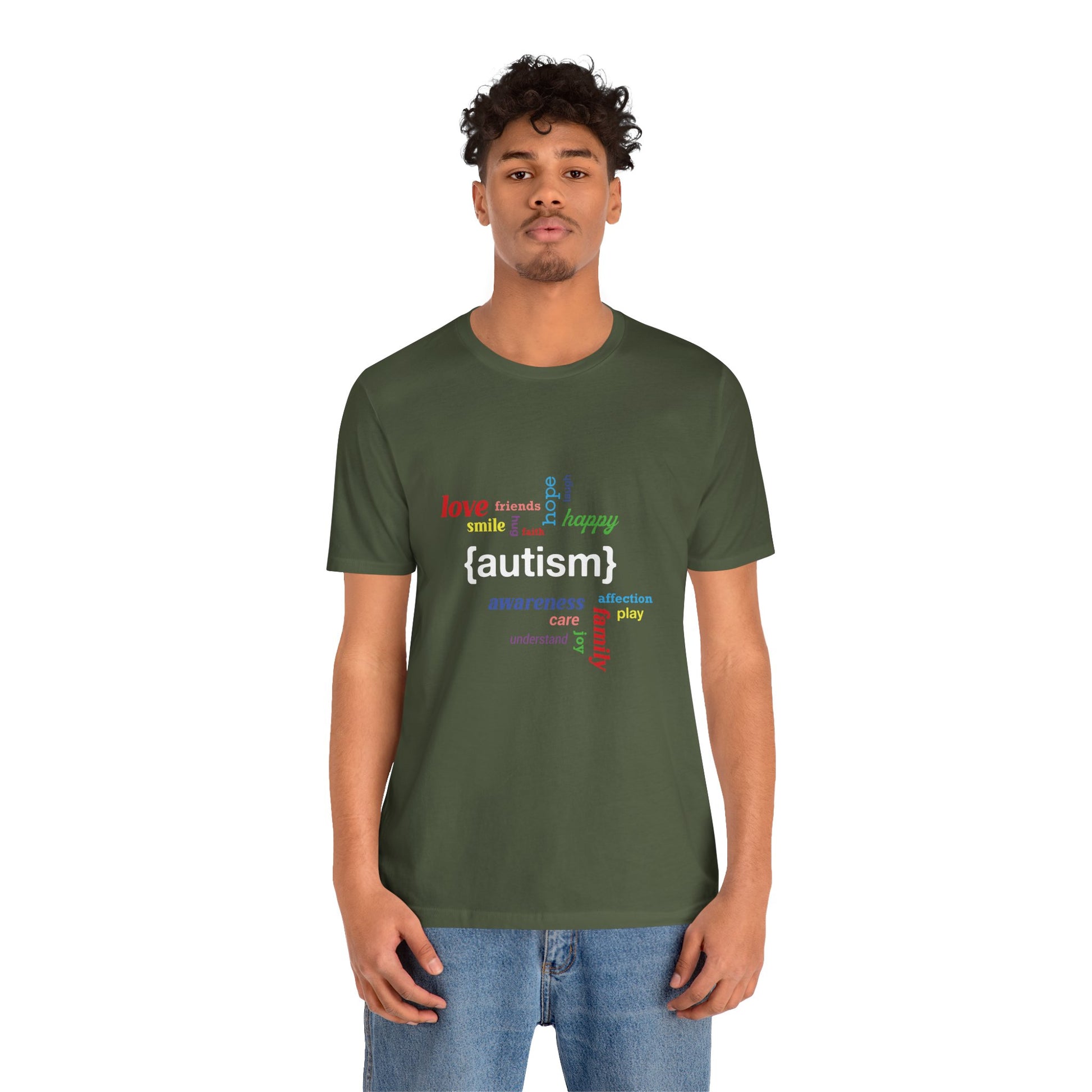 T-Shirt Love Friends Hug Faith Awareness [Autism] Subtle Autism T Shirt