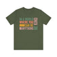 Military Green Positive Affirmation Shirt – Be Kind Inspirational Tee