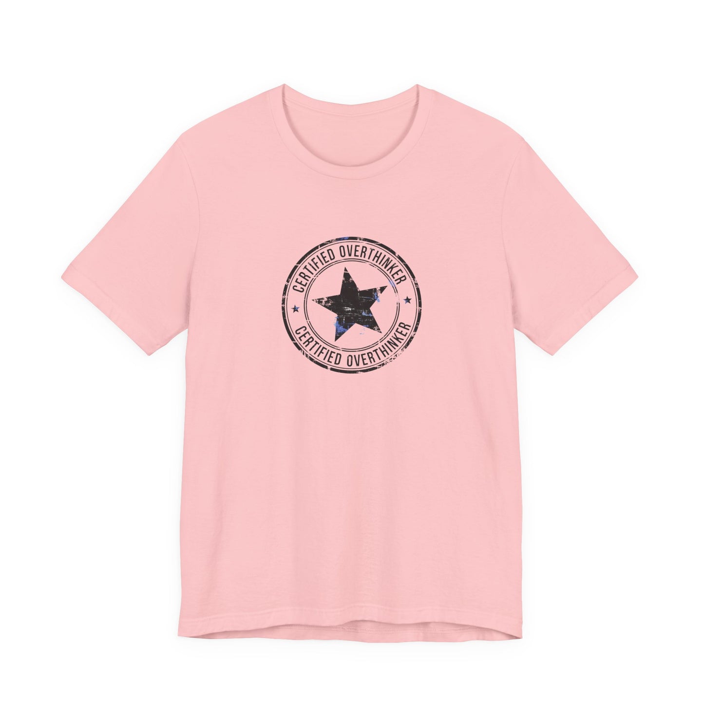 T-Shirt CERTIFIED OVERTHINKER T-Shirt – Vintage Stamp Seal Graphic Tee