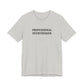 T-Shirt PROFESSIONAL OVERTHINKER T-Shirt – Funny Minimalist Typography Tee