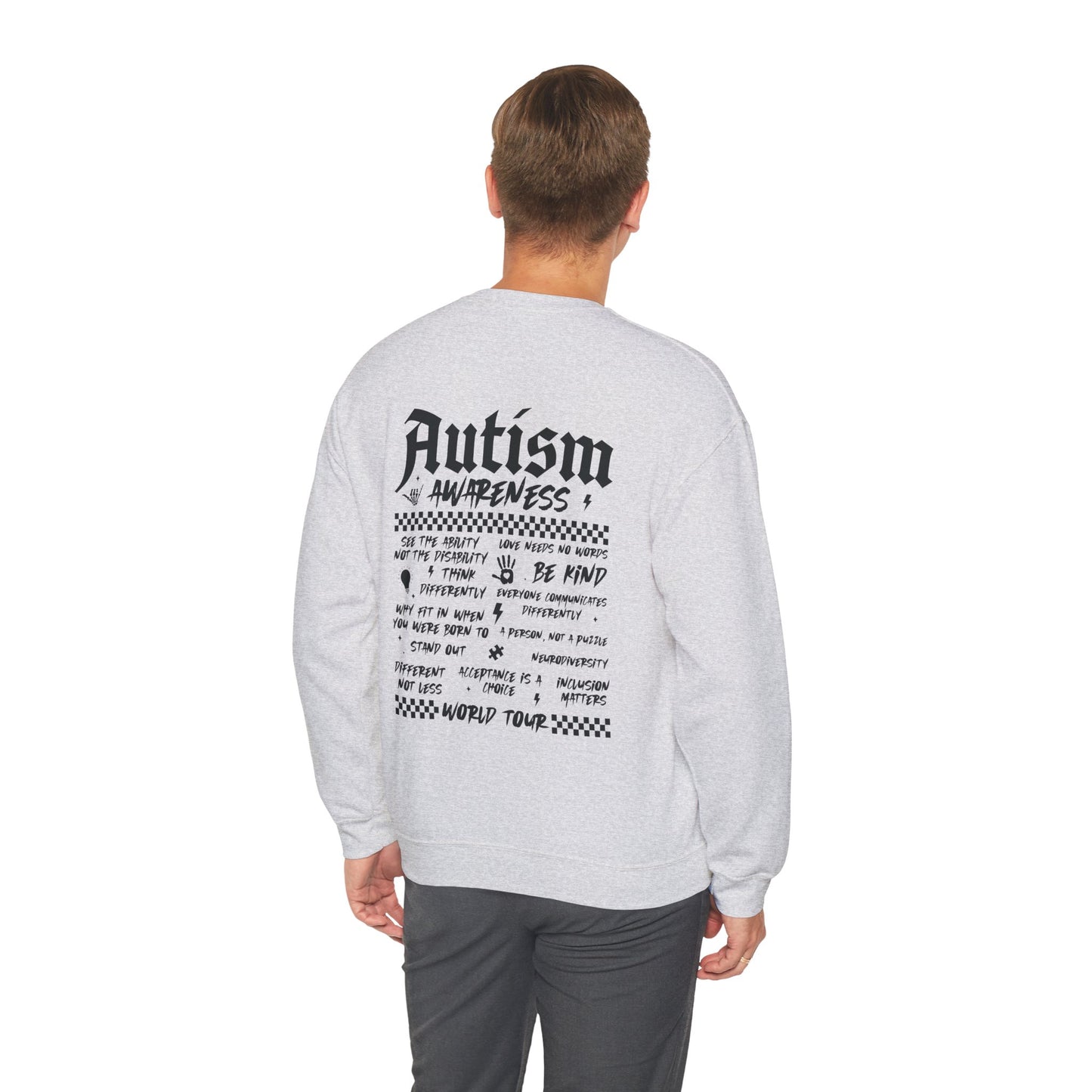 Sweatshirt Autism Awareness World Tour Statement Autism Sweatshirt