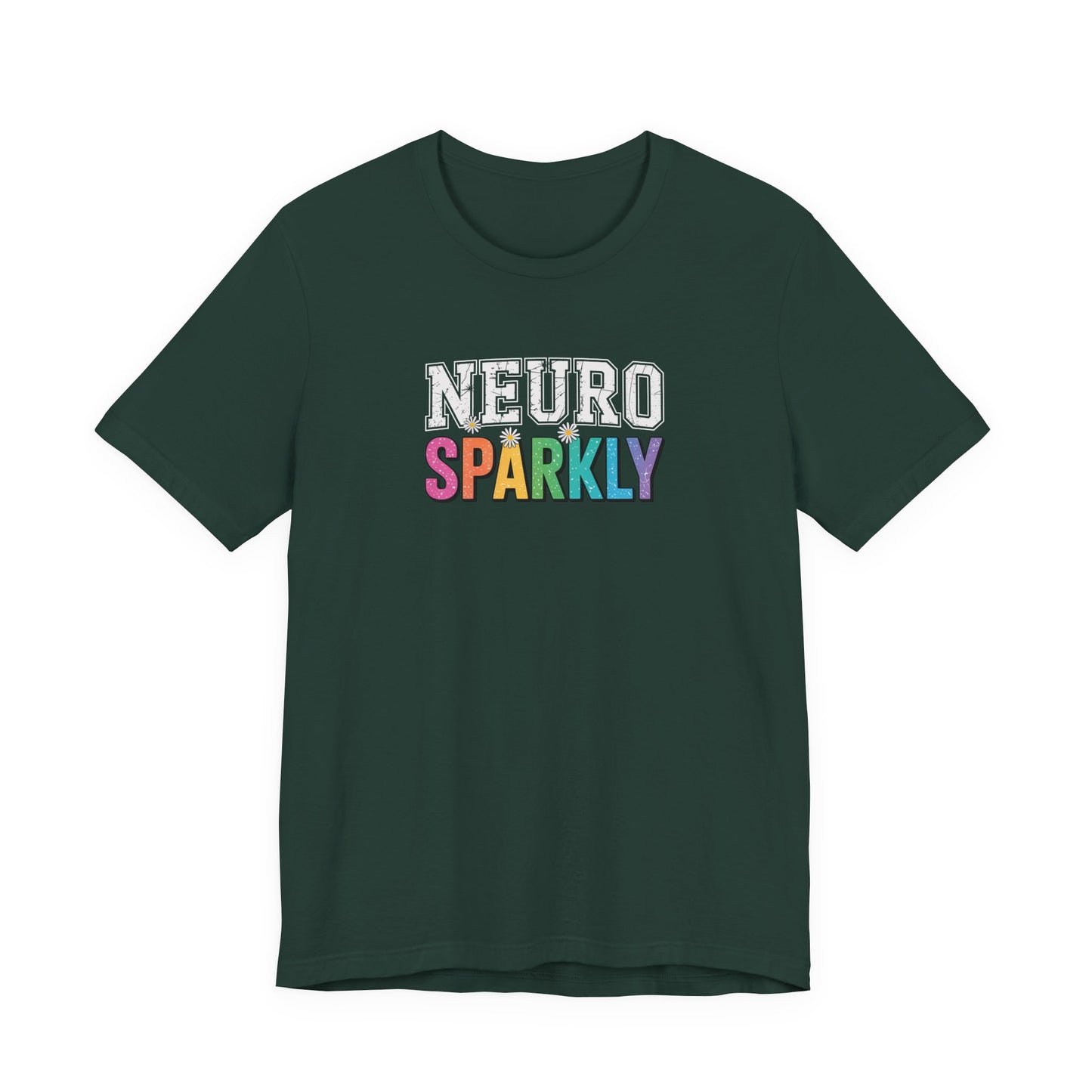 T-Shirt NEURO SPARKLY – Colorful ADHD T Shirt for Women & Young Adults