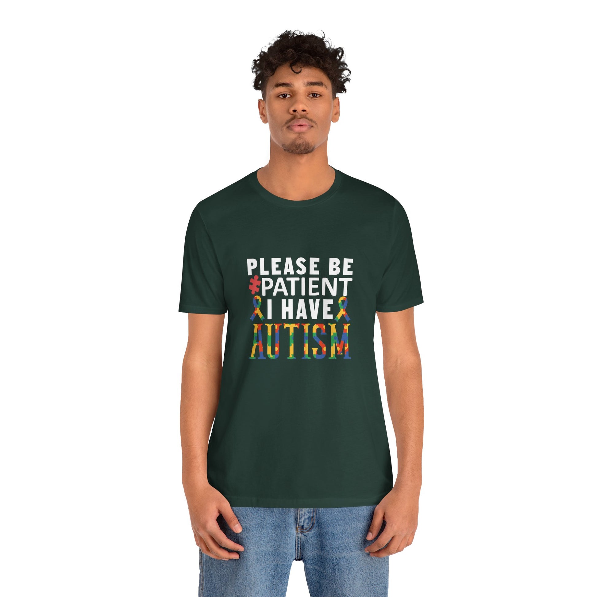 T-Shirt Please Be Patient I Have Autism Shirt