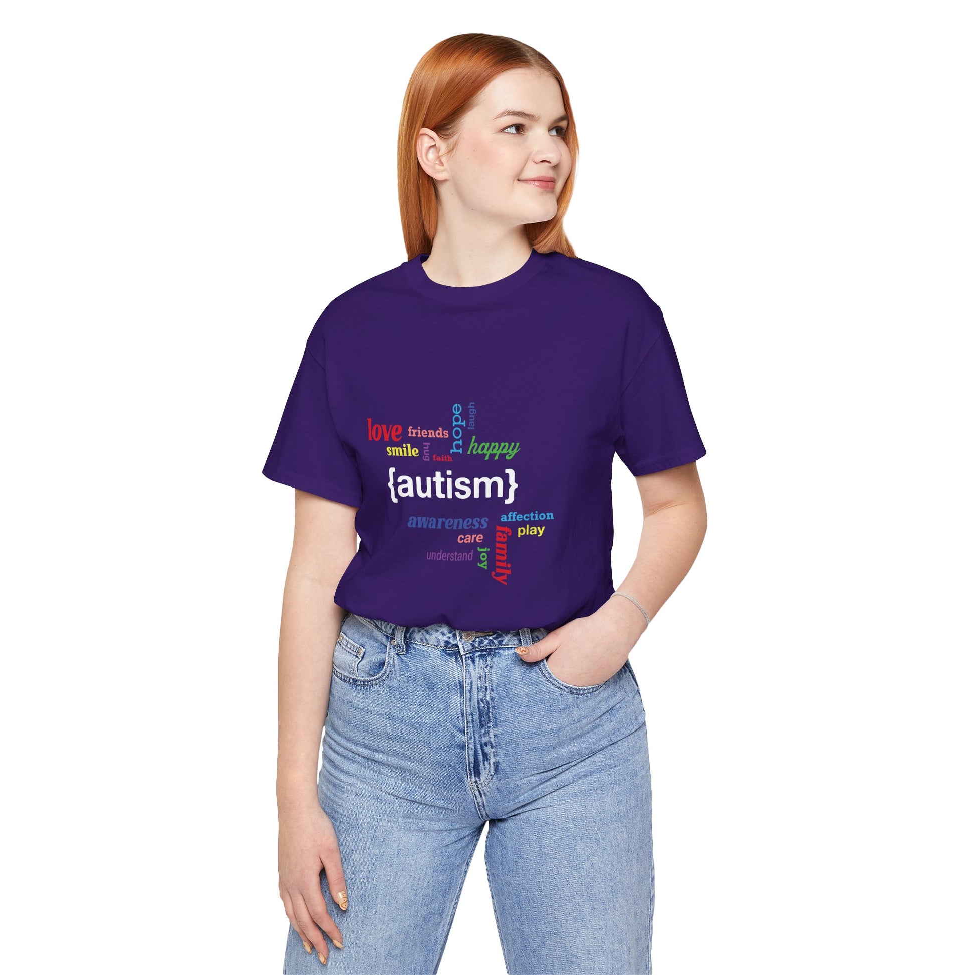 T-Shirt Love Friends Hug Faith Awareness [Autism] Subtle Autism T Shirt