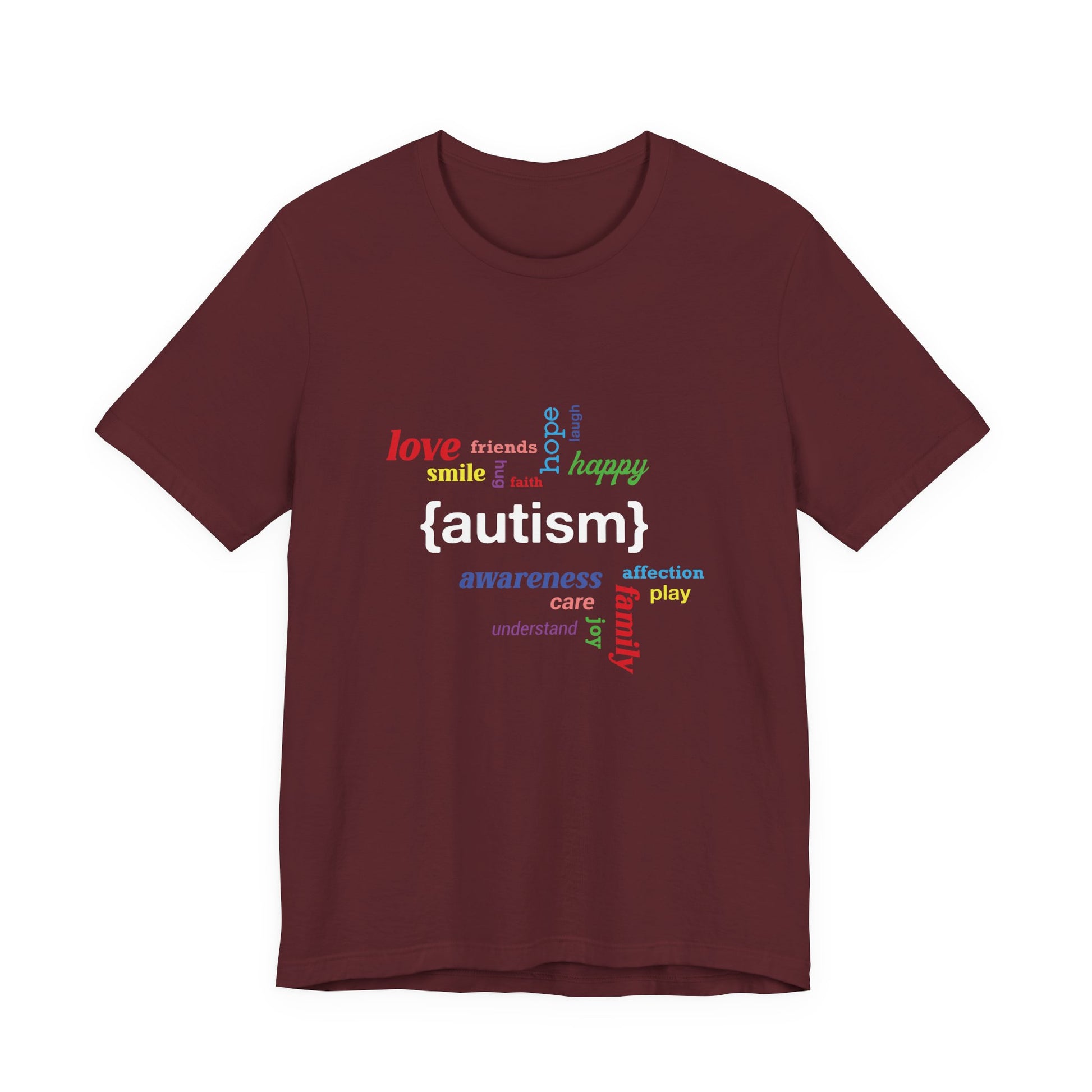 T-Shirt Love Friends Hug Faith Awareness [Autism] Subtle Autism T Shirt