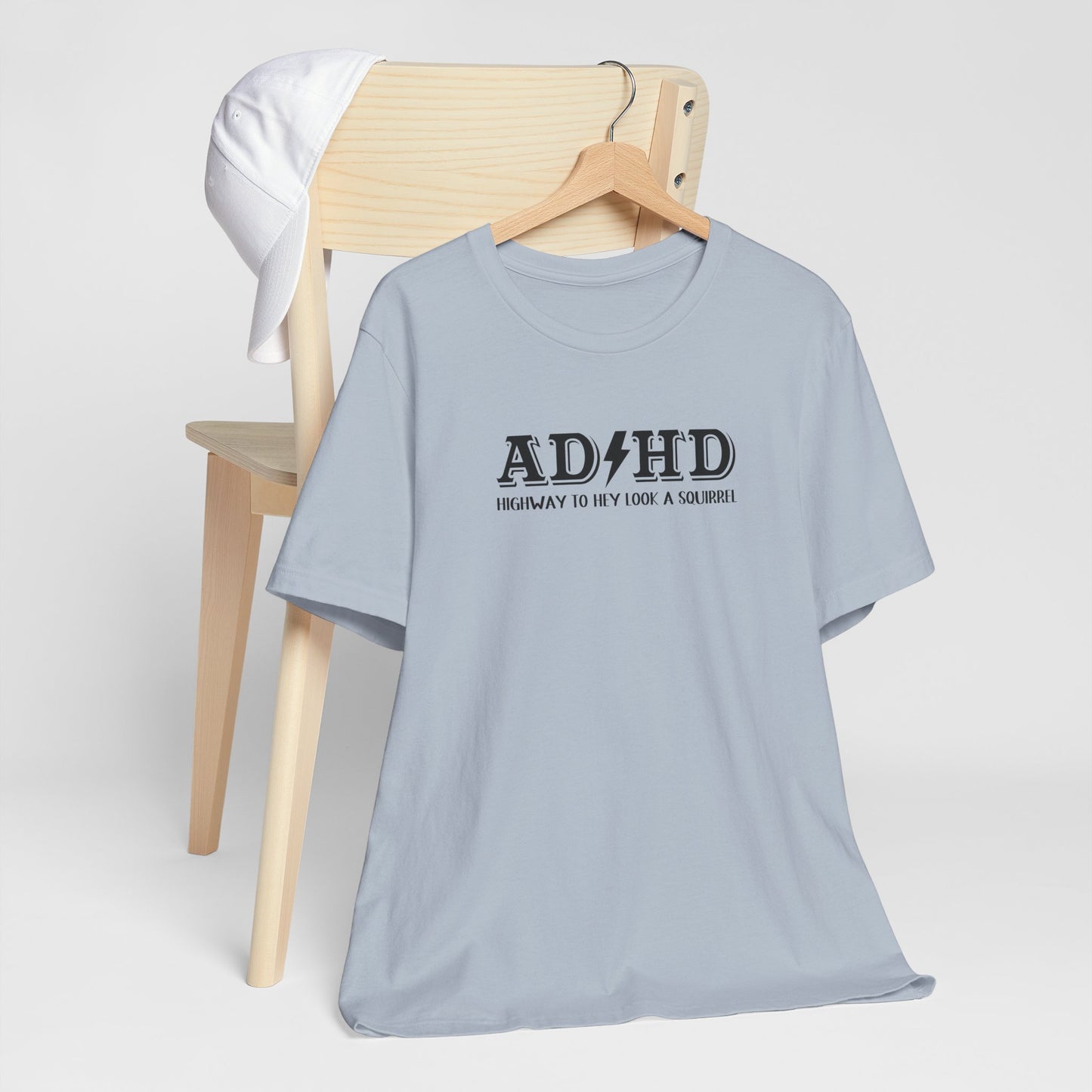 T-Shirt ADHD HIGHWAY T-Shirt – Funny ADHD T-Shirt with Bold Text