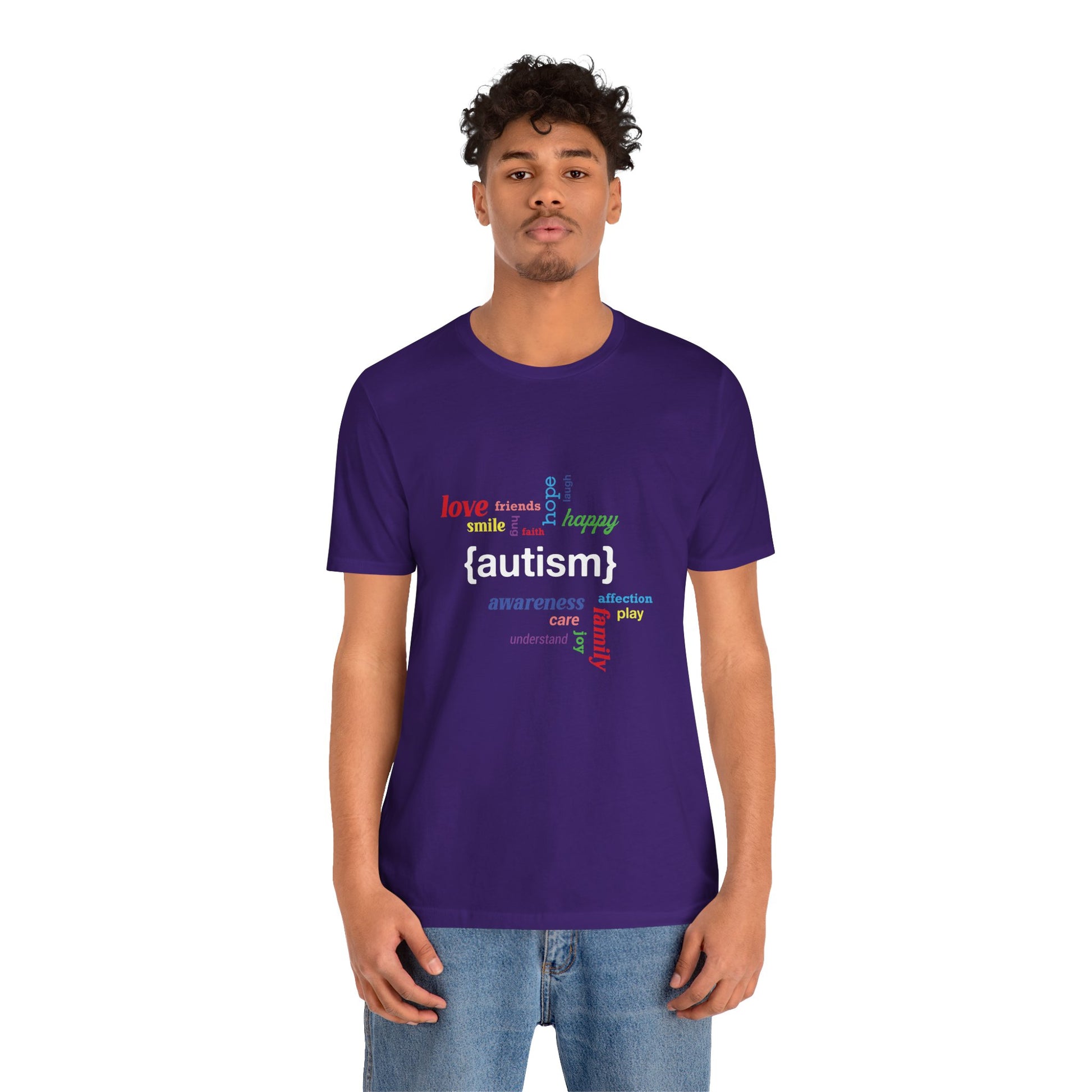 T-Shirt Love Friends Hug Faith Awareness [Autism] Subtle Autism T Shirt